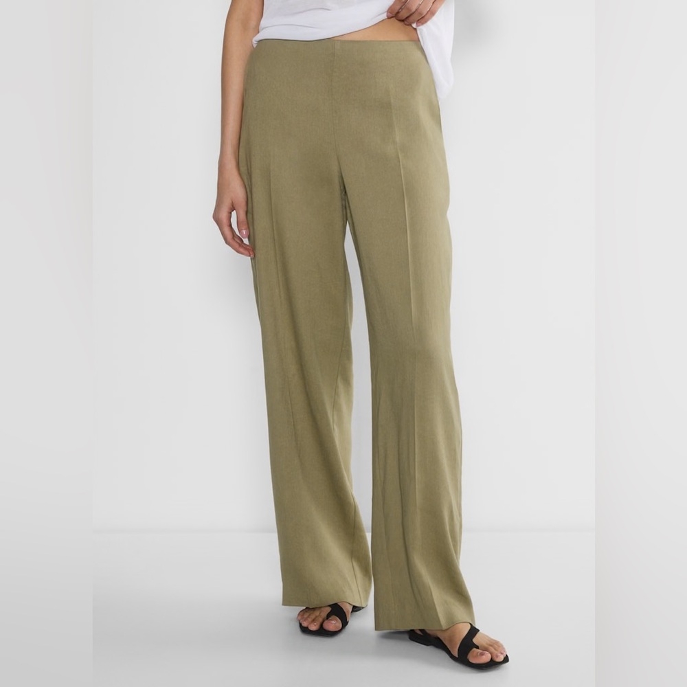 NWT Aritzia Babaton Parity Linen Pant